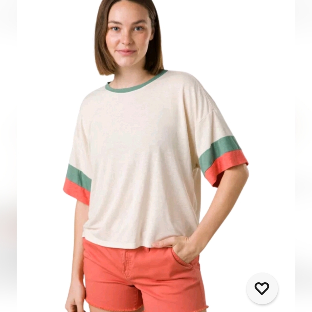 PrAna Cozy Up Skywalk Tee